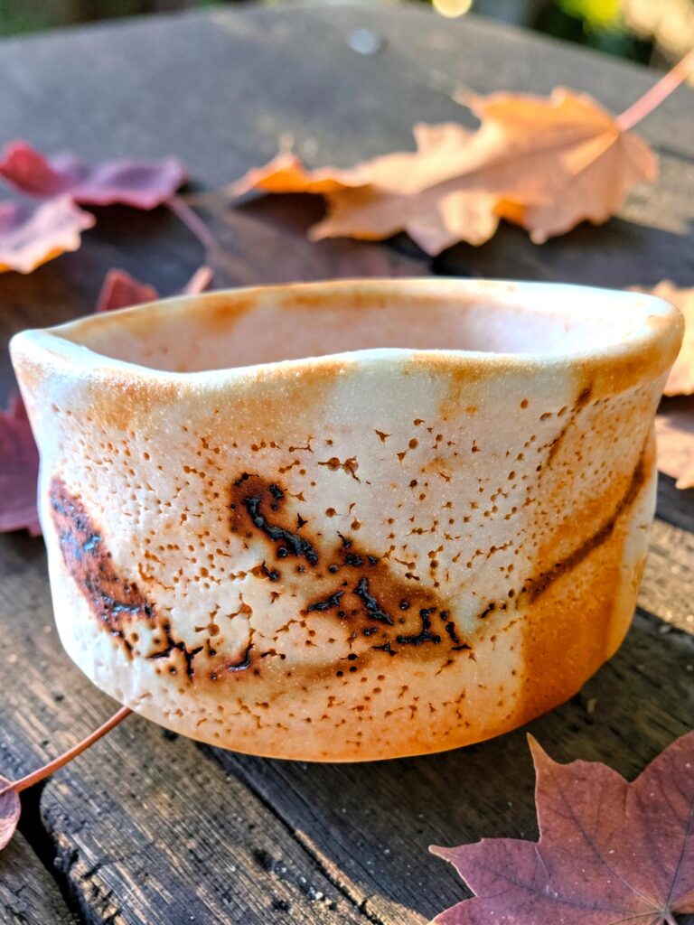 志野茶盌